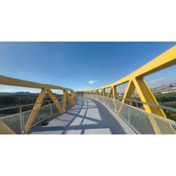 Pedimos la iluminación correcta del puente amarillo